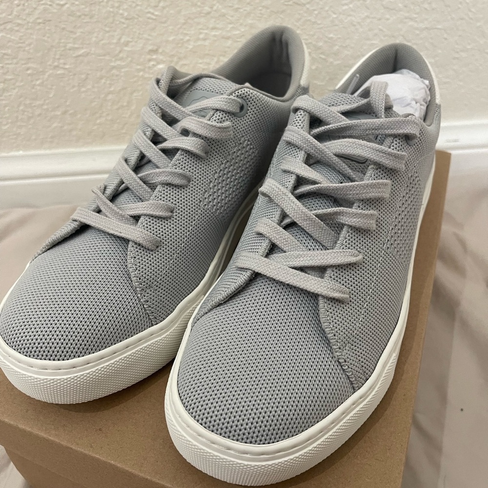 Greats Gray Sneakers Breathable Mesh, NWT, women’s 9.5/ men’s 8